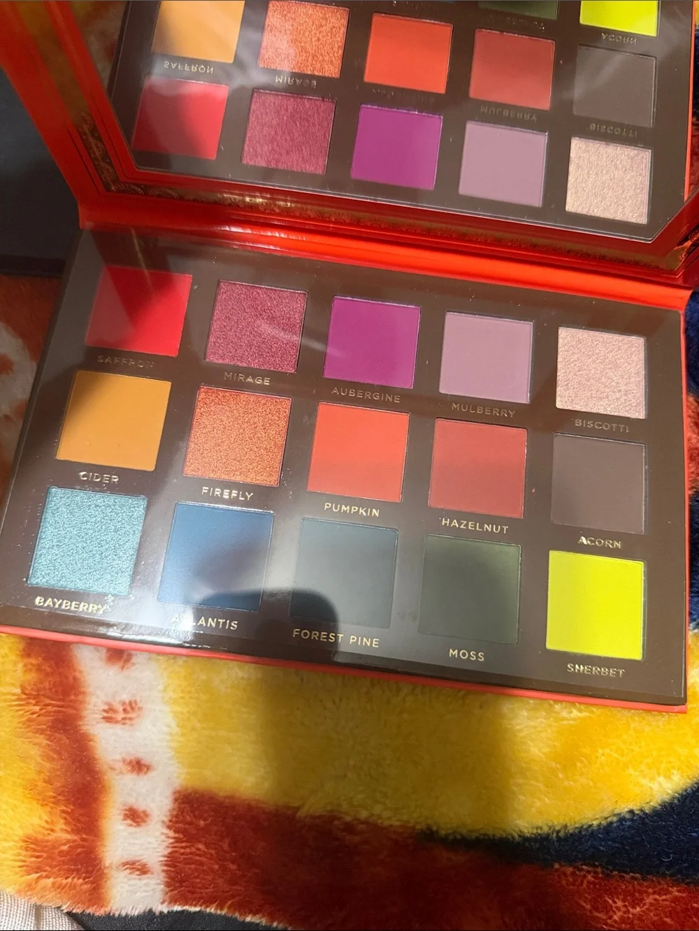 Morphe Eyeshadow Palettes Trio - Pink, Red, Black